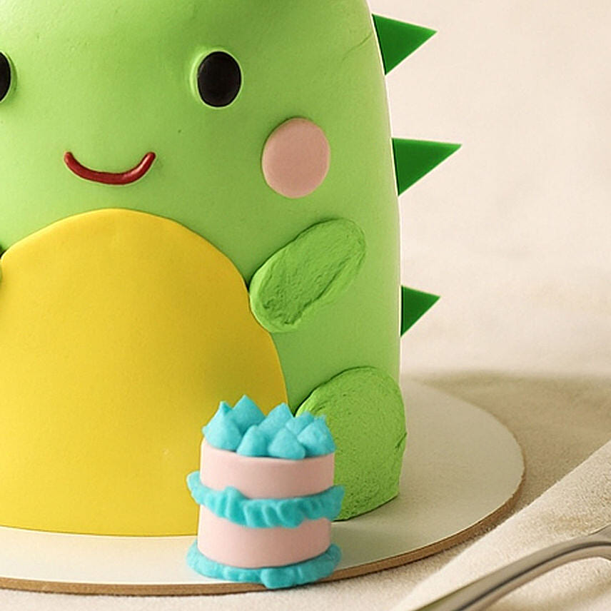 Green Dinosaur Chocolate Fudge Cake 2 KG