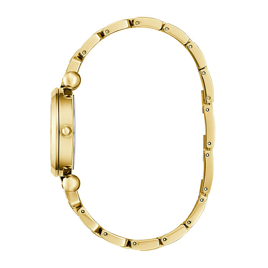 Guess Champagne Dial Quartz Watch Git Box For Her