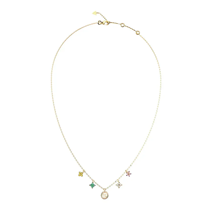 Guess Flower Charms Necklace For Her