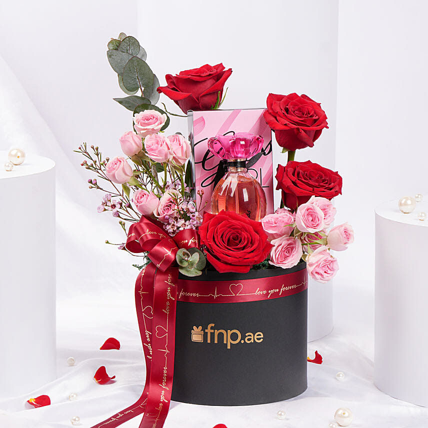 ورد الحب مع عطر جيس جيرل نسائي