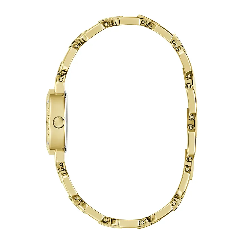Guess Ladies Siren Gold Tone Analog Watch Gift Box