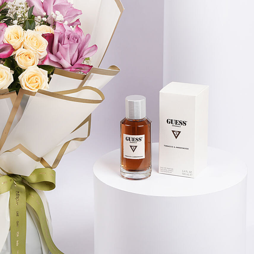 Guess Originals 3 Edt 100Ml With Floral Bouquet