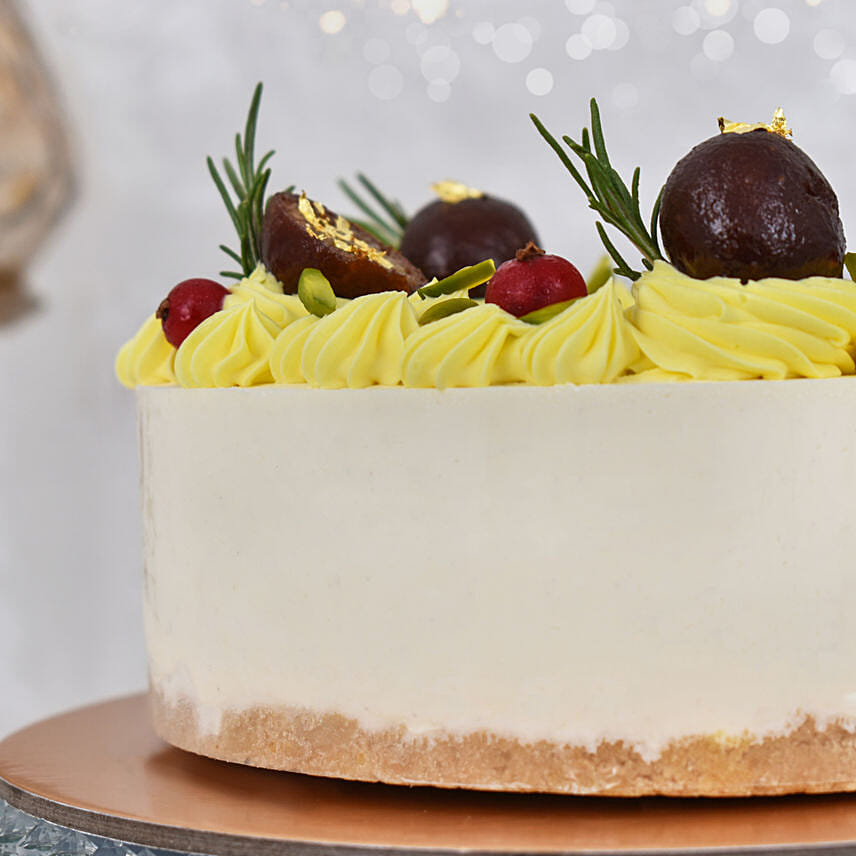 Gulabjamun Cheesecake