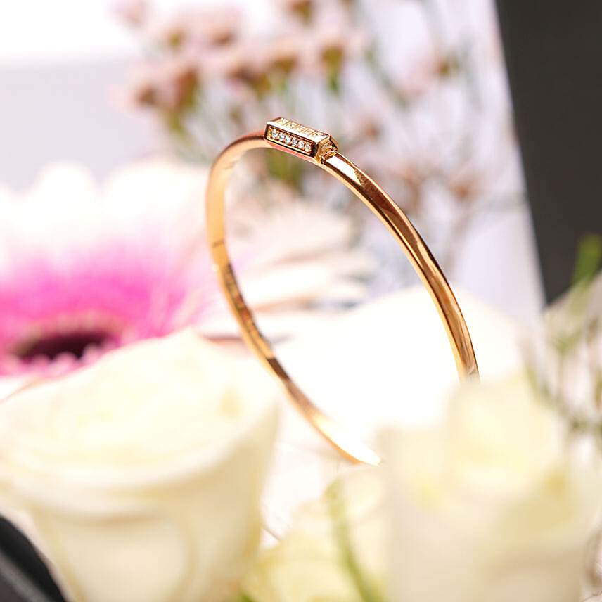 Guy Laroche Audrey Gold Plated Bangle for Her