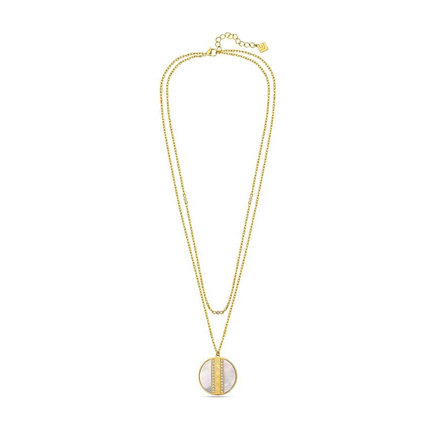 Guy Laroche Mop Crystals Necklace For Her