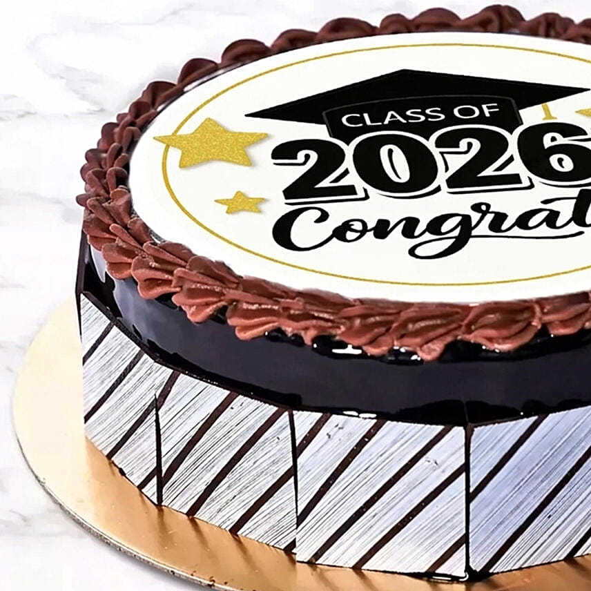 Half Kg Congrats Graduate Chocolate Cake