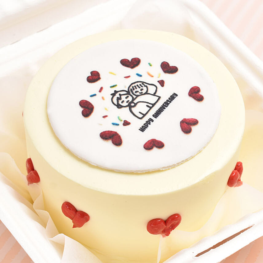 Happy Anniversary Mono Choco Cake