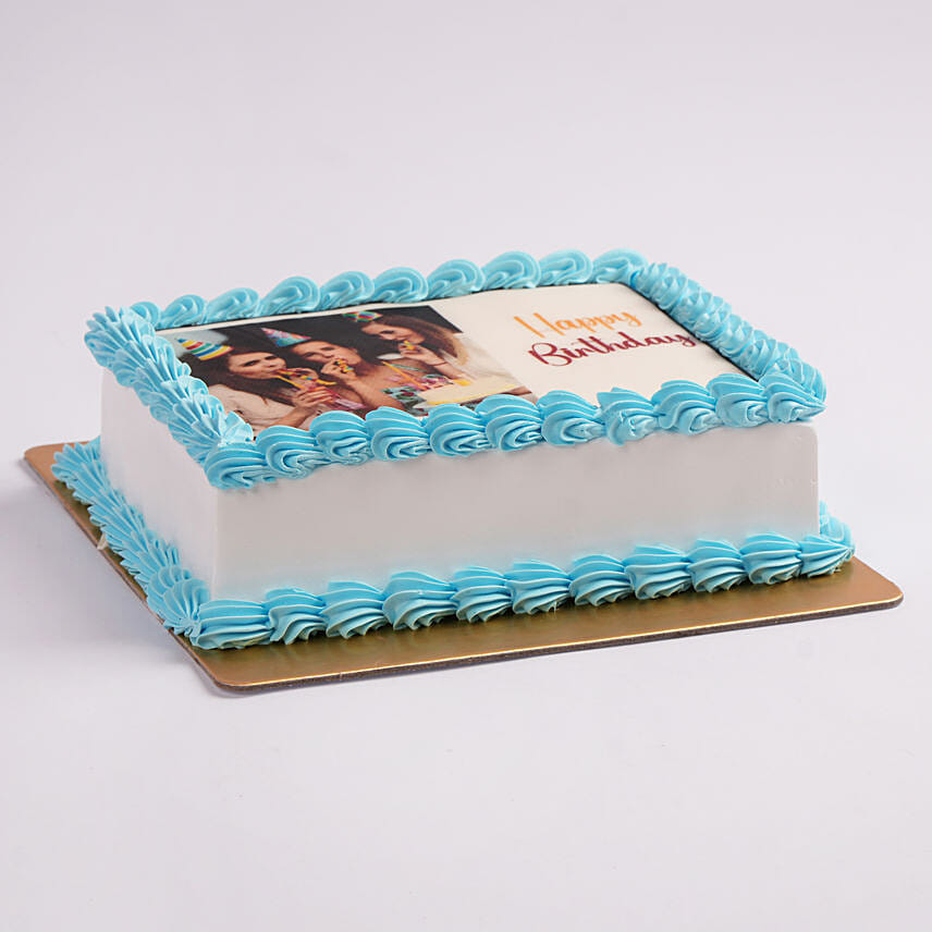Happy Birthday Photo Cake- Truffle 1 Kg