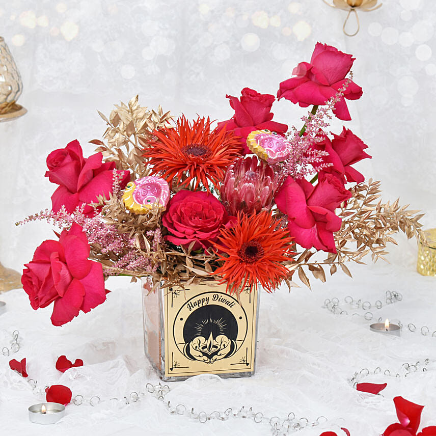 Happy Diwali Flower