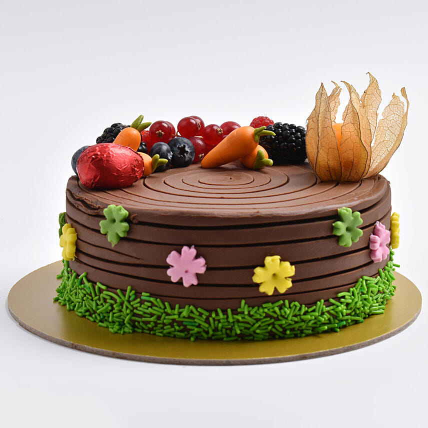 Happy Easter Chocolate Cake 4 Portion