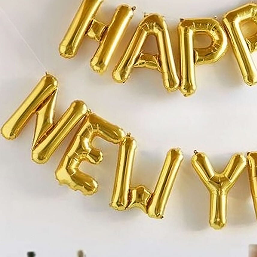 بالونات أحرف جملة Happy New Year