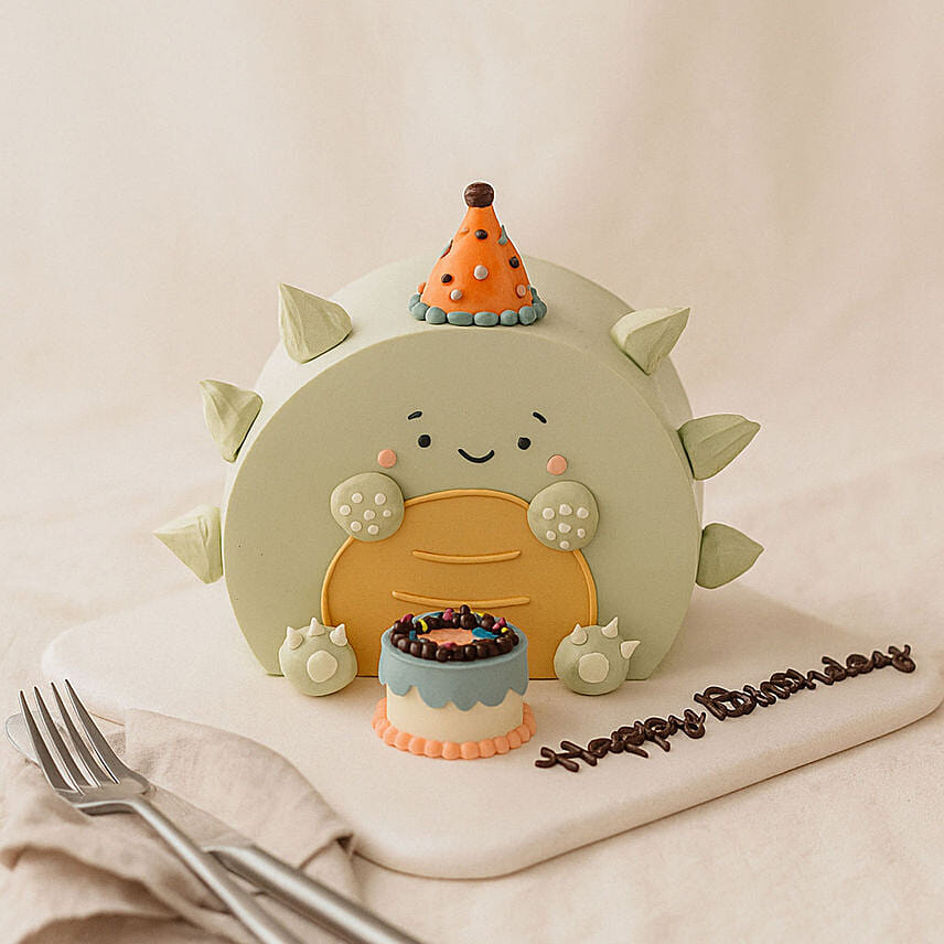 Happy Wishes Dinosaur Choco Fudge Cake 1.5 KG
