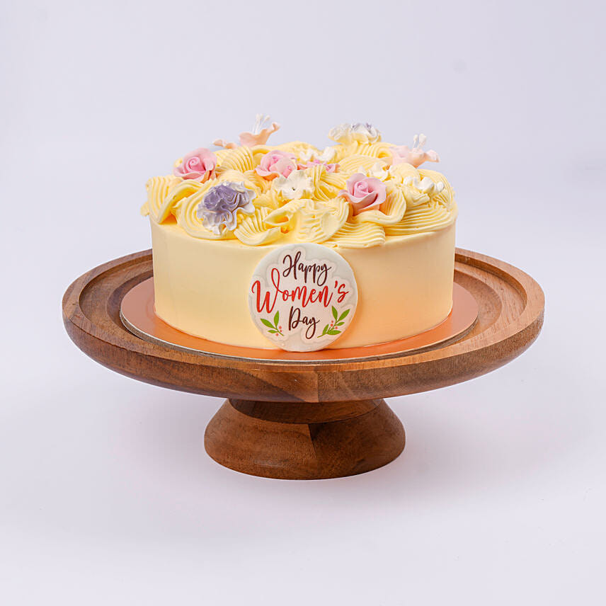 Happy Womens Day Cream Cake