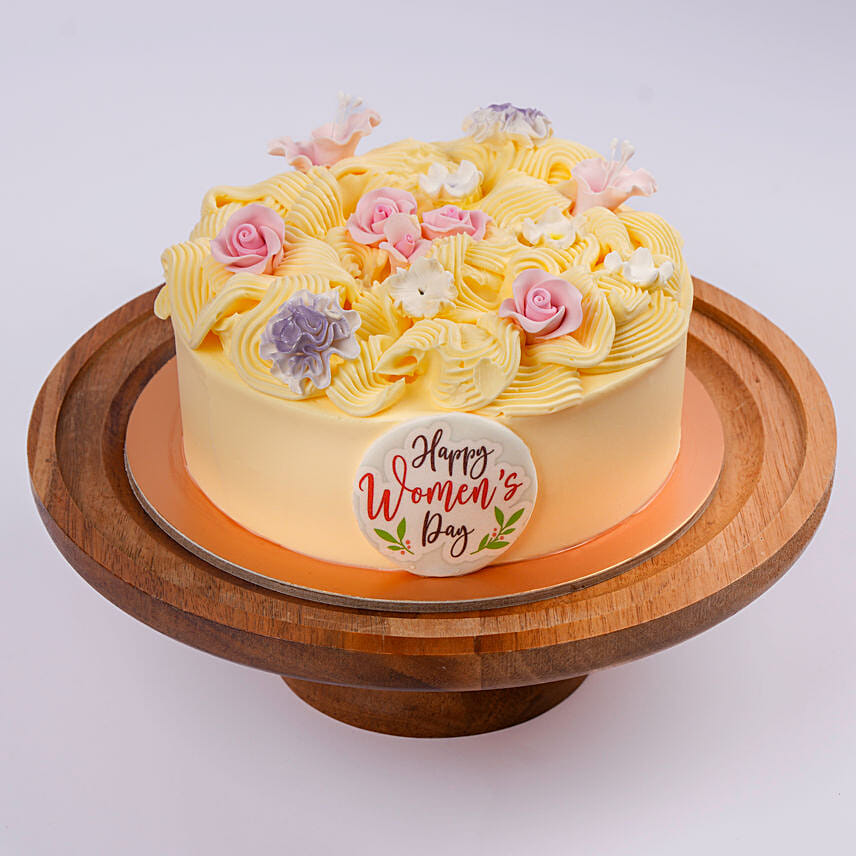 Happy Womens Day Cream Cake