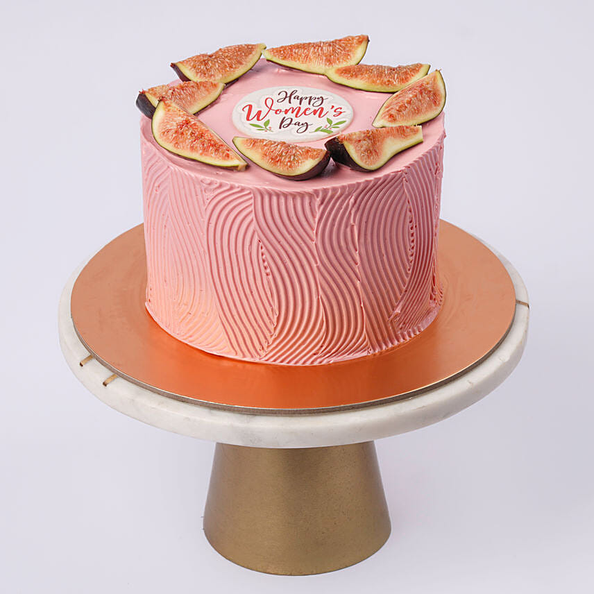 Happy Womens Day Fig Cake