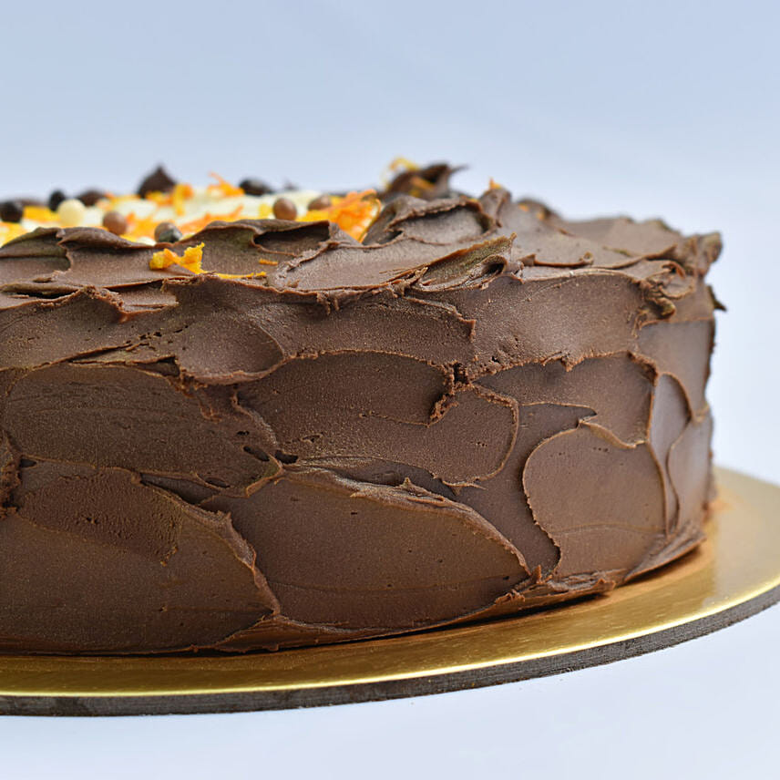 Heavenly Dark Chocolate Caramel Cake