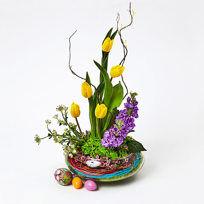 Heavenly Flowers Vase Arrangement
