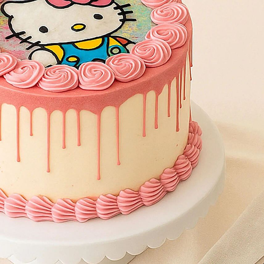 Hello Kitty Design Cake
