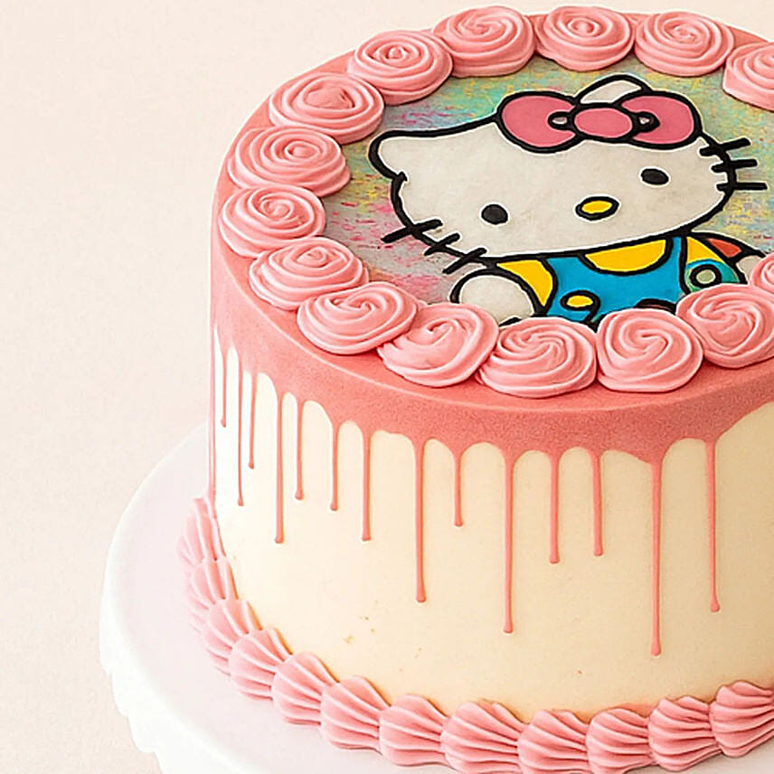 Hello Kitty Design Cake