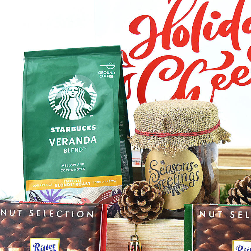 Holiday Cheer Coffee and Nibbles Box