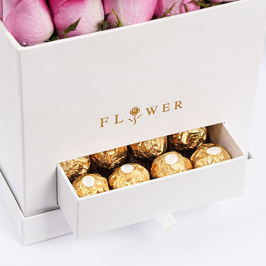 Hues Of Purple and Chocolates With Greeting Card