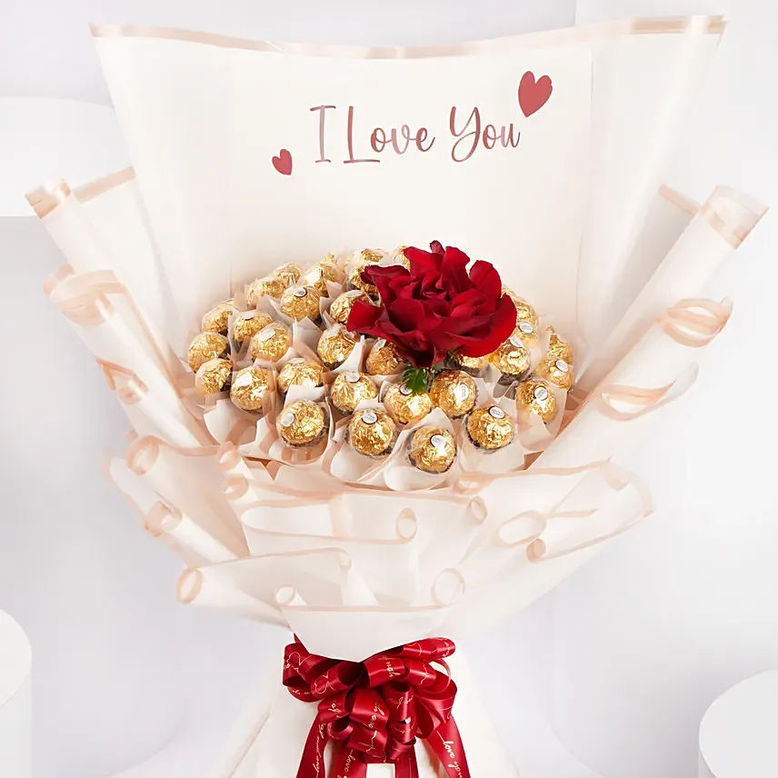 I love U Rocher Bouquet