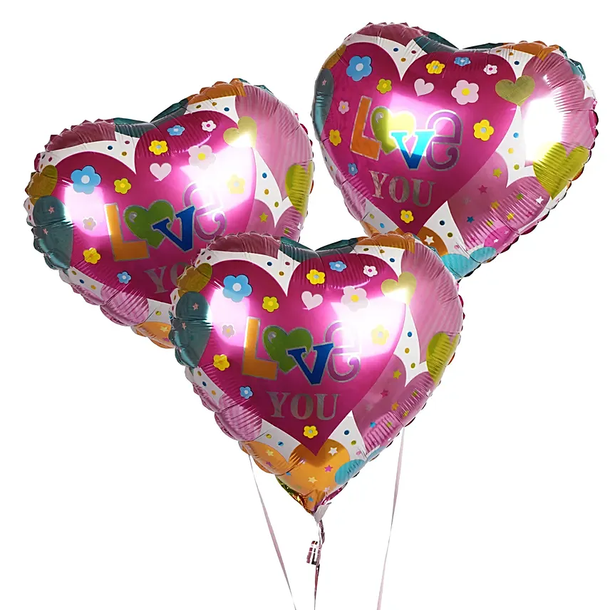I Love You Balloon 3 Pcs
