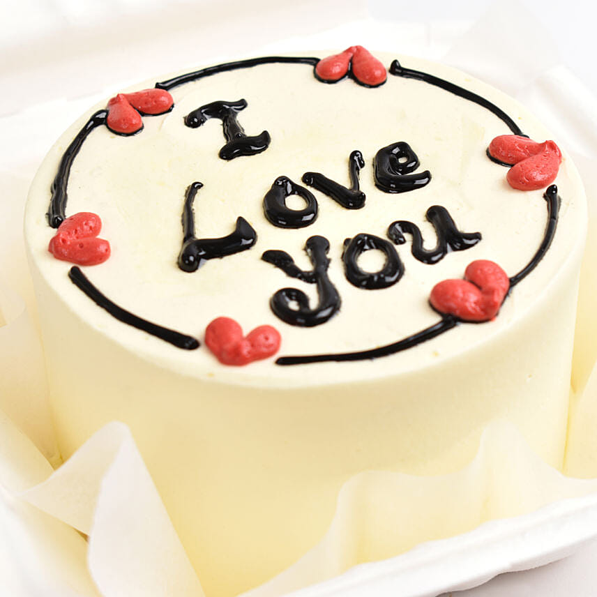 I Love You Bento Cake