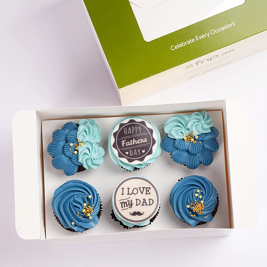 I Love You Dad Cupcakes