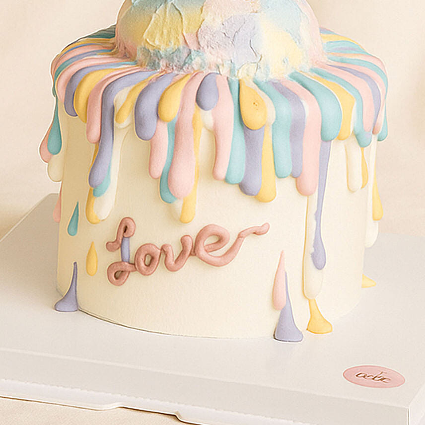 Ice Cream Theme Chocolate Fudge Cake 1 KG
