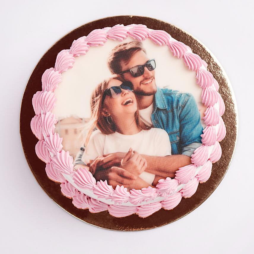 In Love Photo Cake- Black Forest 2 Kg Eggless