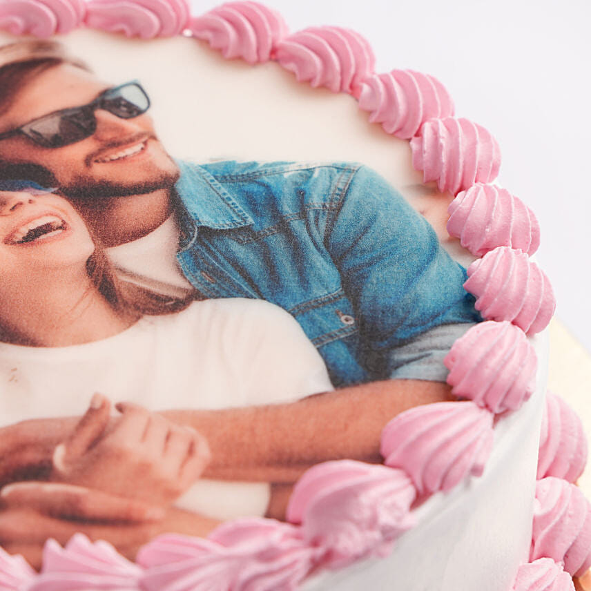 In Love Photo Cake- Truffle Half Kg Eggless
