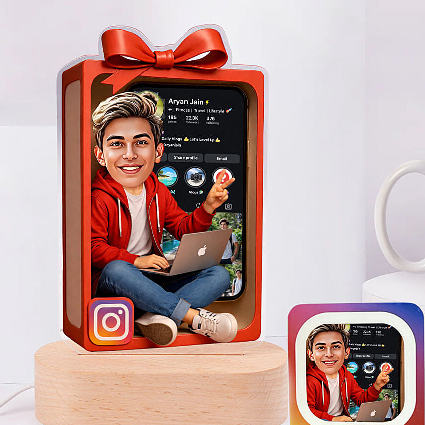 Instagram Inspired Photo Gift Set for Boy