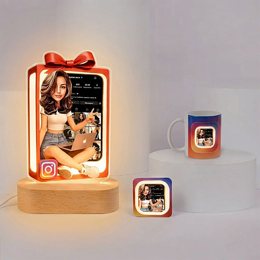 Instagram Inspired Photo Gift Set for Girl