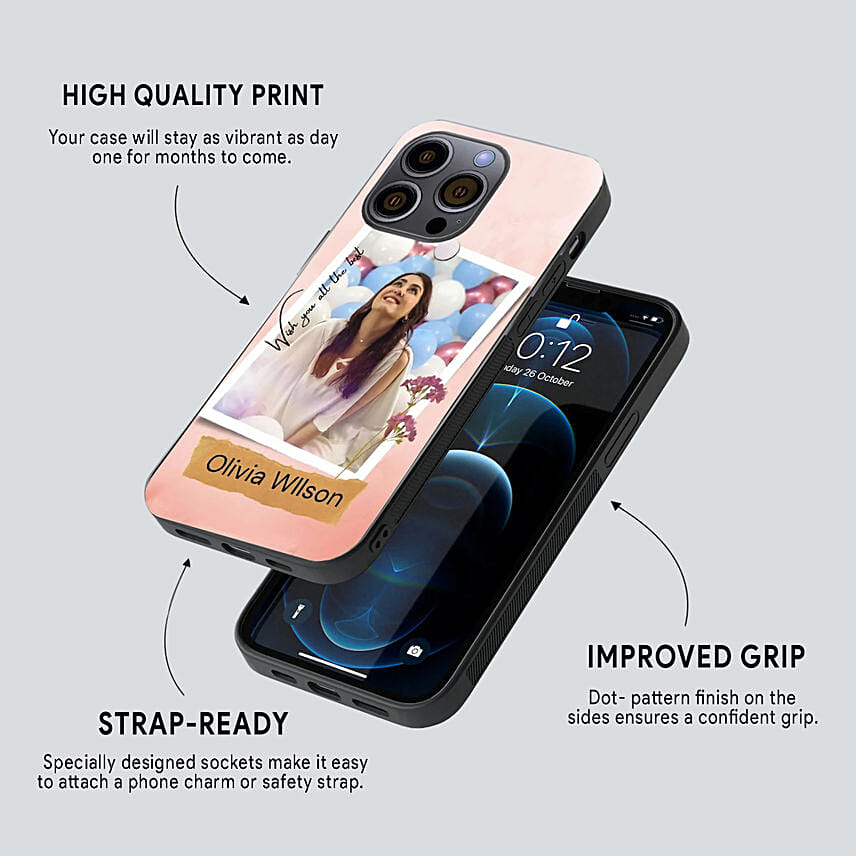 Iphone 13 Case With Personalised Name And Photo