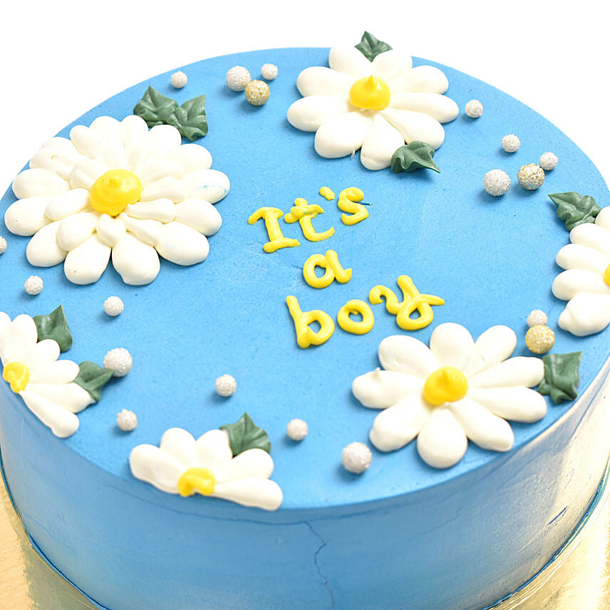 Its A Boy Cake 4 Portion Red Velvet