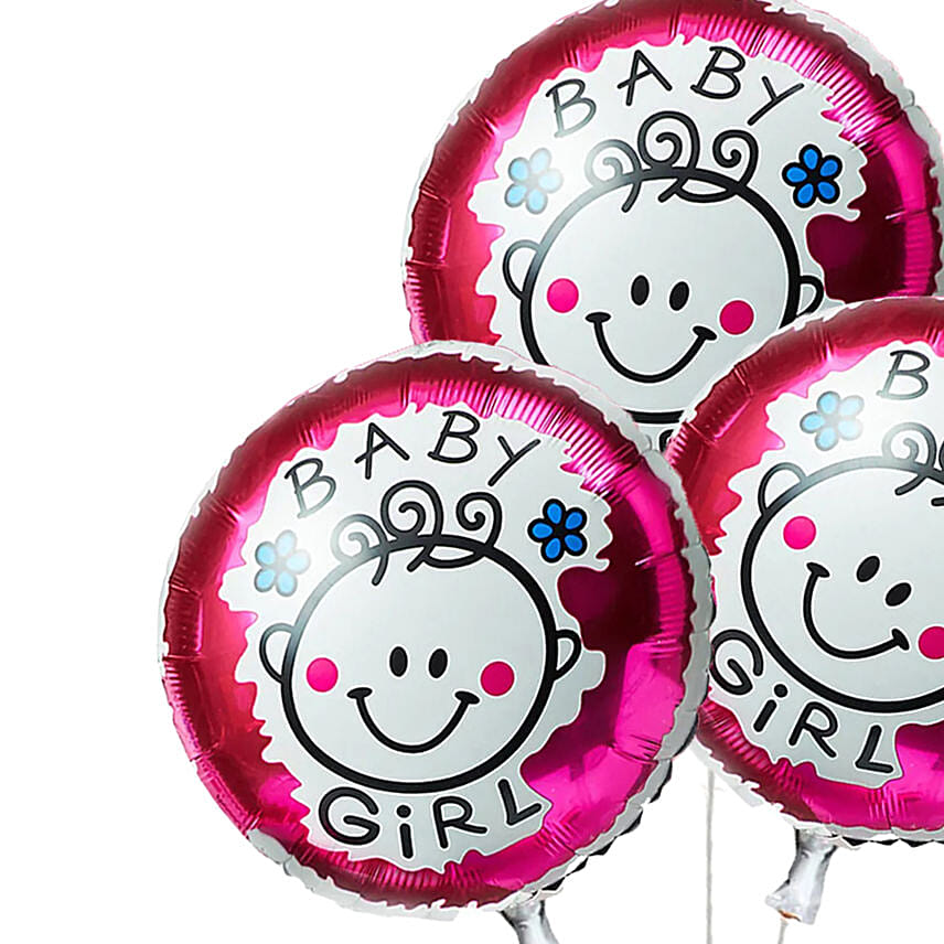 Its A Girl Foil Balloons