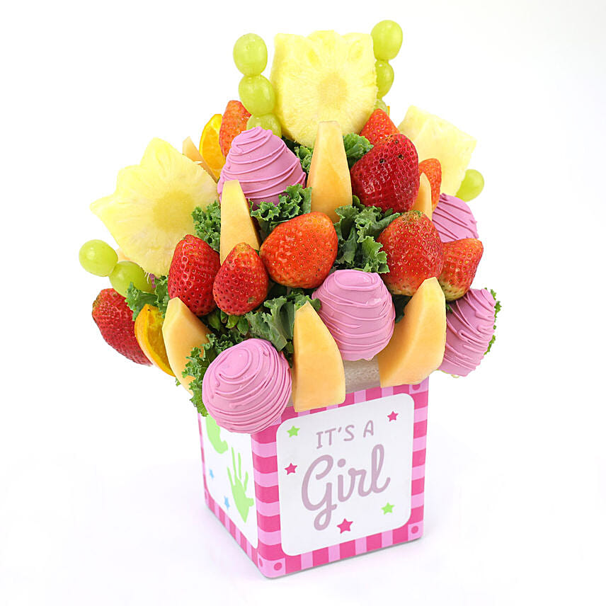 It’s a Girl Fruit Arrangement