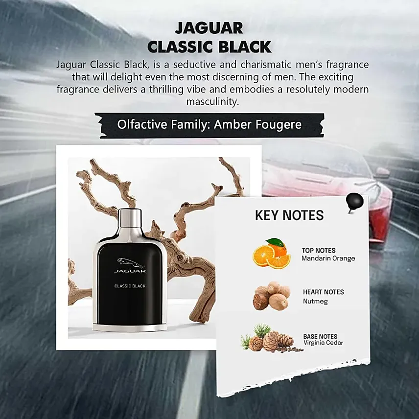 Jaguar Classic Chromite Eau de Toilette For perfume for men 100 ml