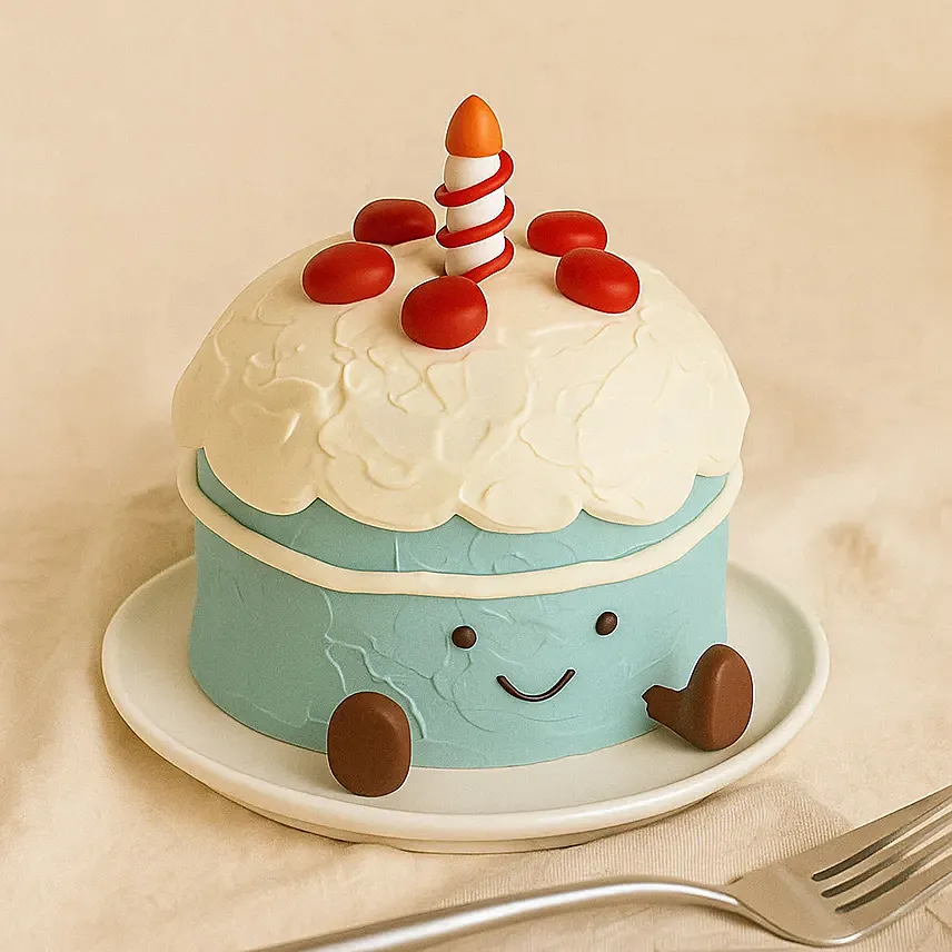 Jellycat Inspired Candle Fudge Cake 1 KG