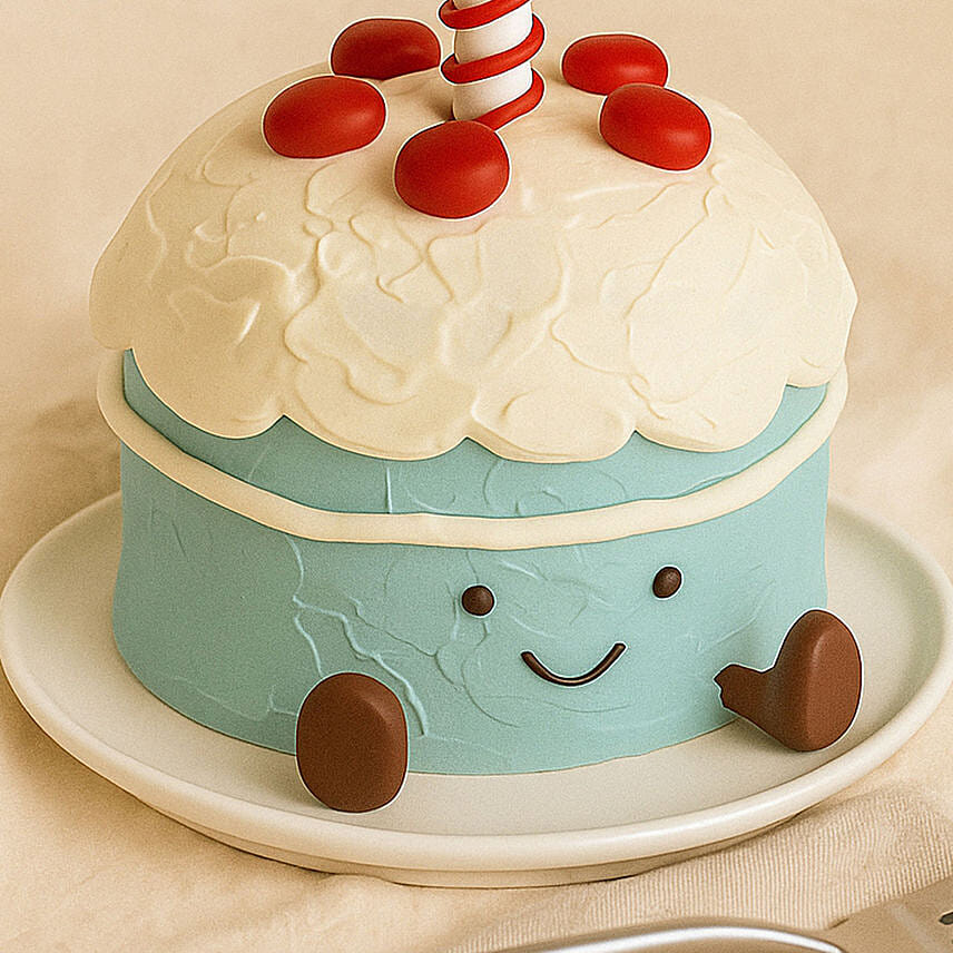 Jellycat Inspired Candle Fudge Cake 1 KG