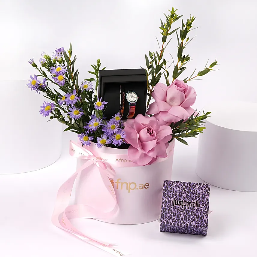 Just Cavalli White MOP Luxury Watch For Her