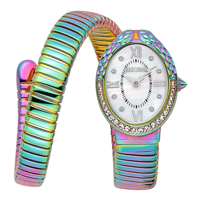 Just Cavalli White MOP Luxury Watch For Her