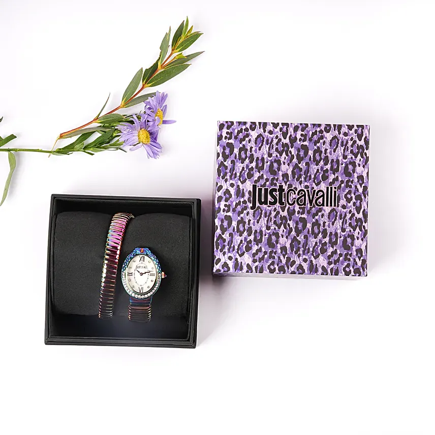Just Cavalli White MOP Luxury Watch For Her