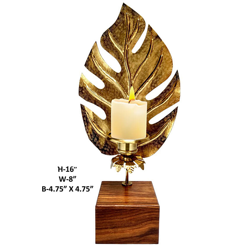 Leaf Candle Stand