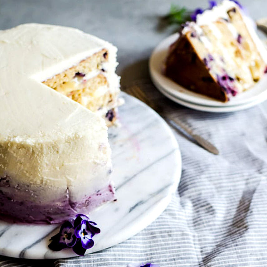 Lemon And Thyme Blueberry Cake 1Kg