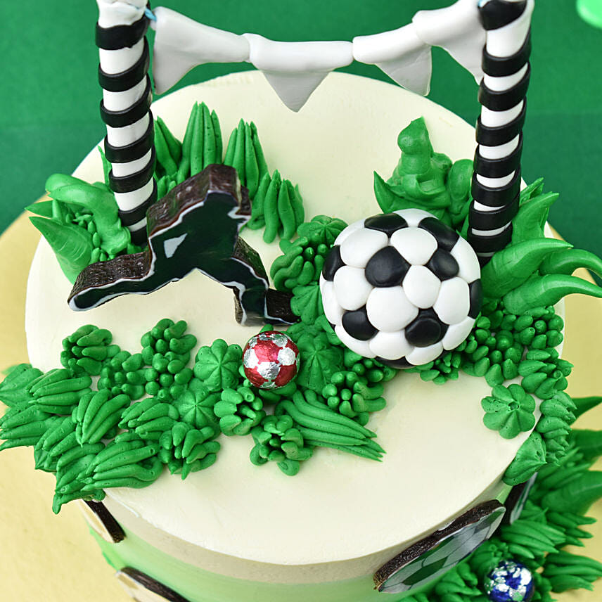 Lets Play Football Vanilla Cake