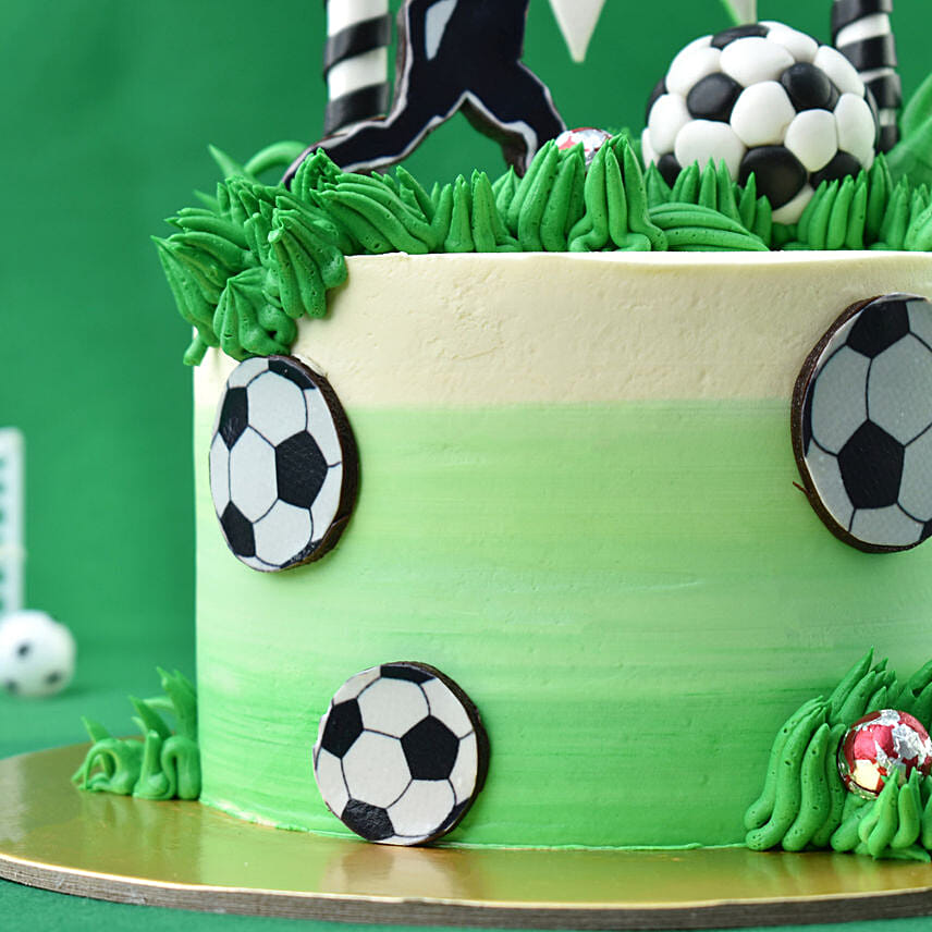 Lets Play Football Vanilla Cake