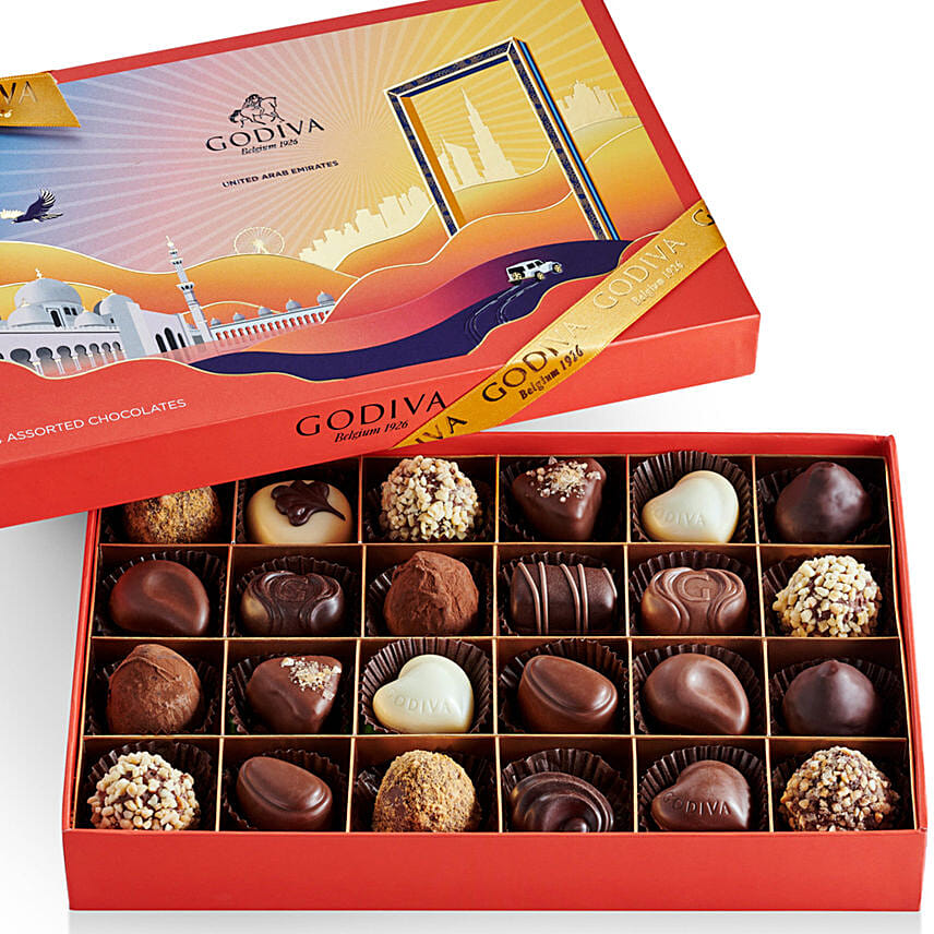National Day Gift Box By Godiva 24pcs