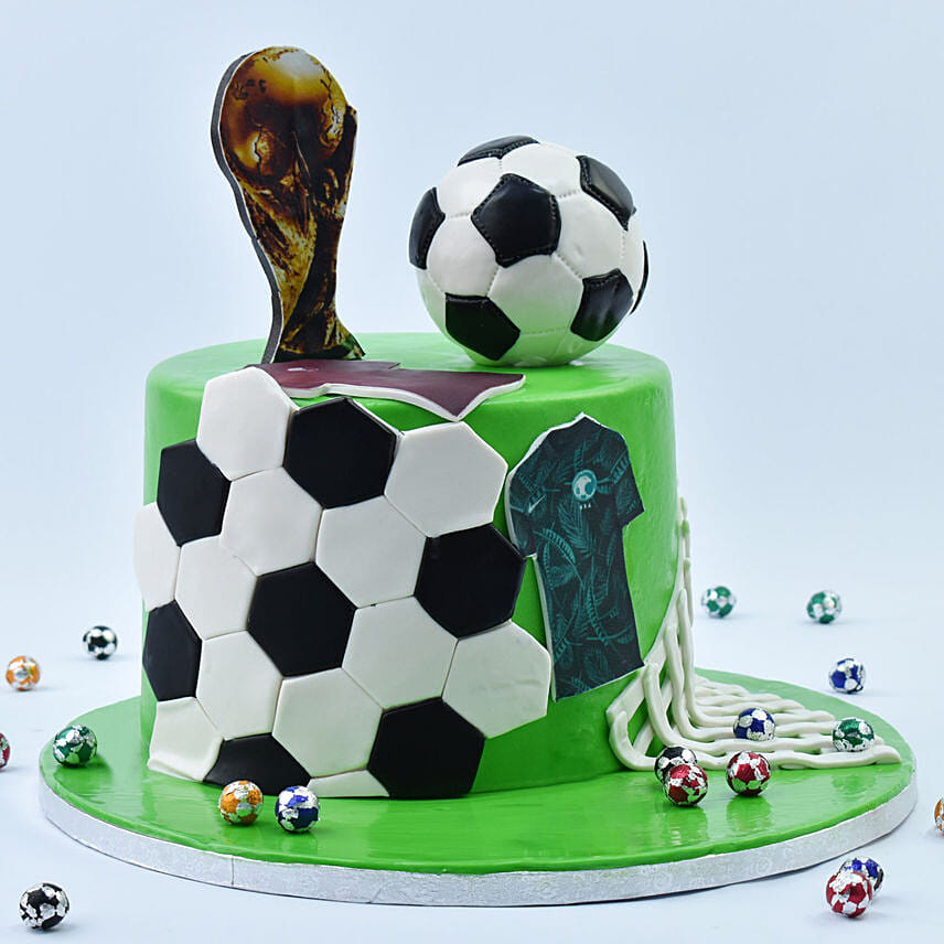 Live Football Marble Cake